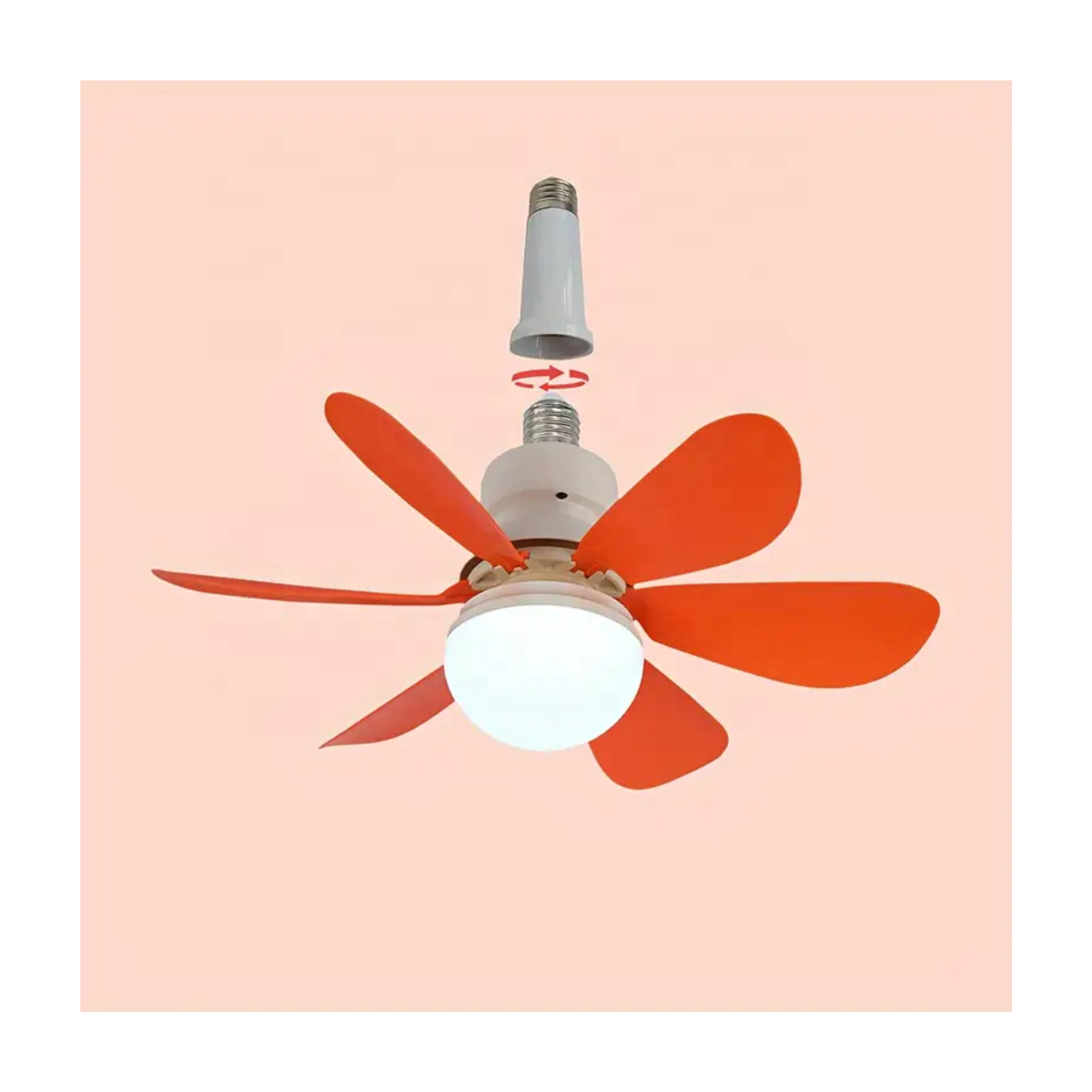 Twirl Bulb Fan Light